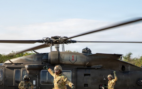 1st Combat Aviation Brigade conducts flight operations