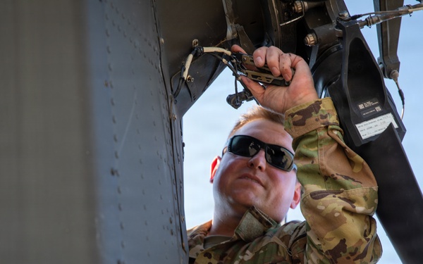 1st Combat Aviation Brigade conducts flight operations