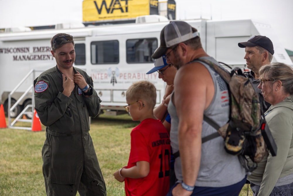 Crew and Aircraft from the 109th Airlift Wing attend EAA Airventure Airshow in Osh Kosh Wisconsin, July 2026