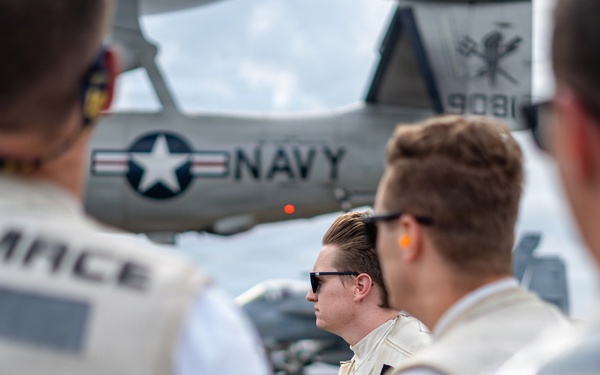 George Washington Conducts Flight Operations
