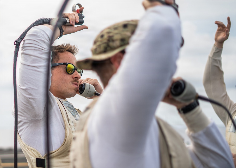 George Washington Conducts Flight Operations