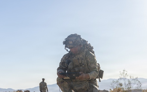 4ID Soldiers conduct training during Project Convergence Capstone 6