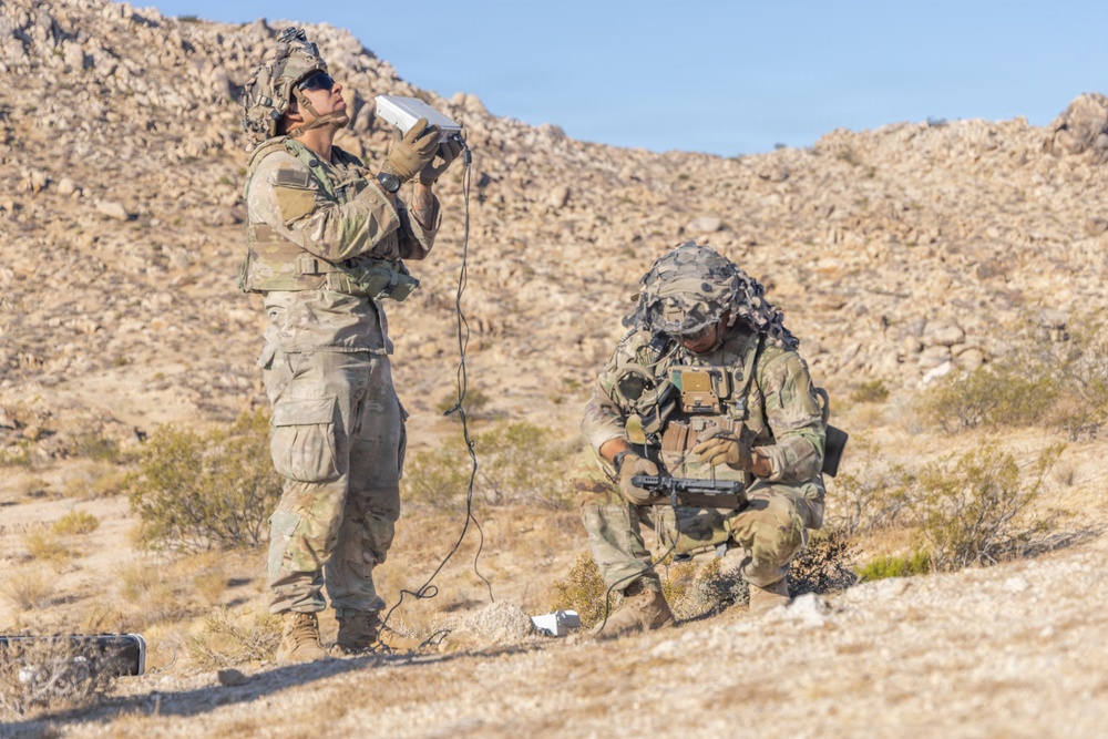 4ID Soldiers conduct training during Project Convergence Capstone 6