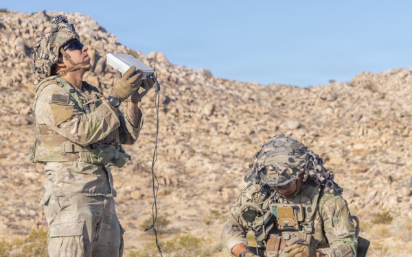 4ID Soldiers conduct training during Project Convergence Capstone 6