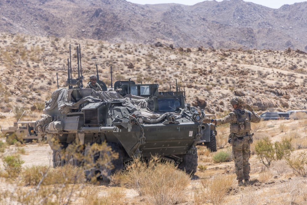 4ID Soldiers conduct training during Project Convergence Capstone 6