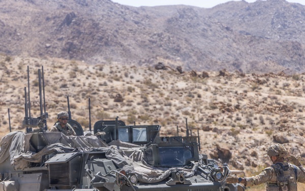 4ID Soldiers conduct training during Project Convergence Capstone 6