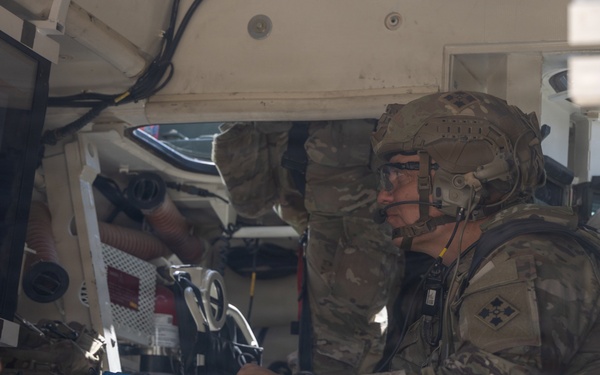 4ID Soldiers conduct training during Project Convergence Capstone 6