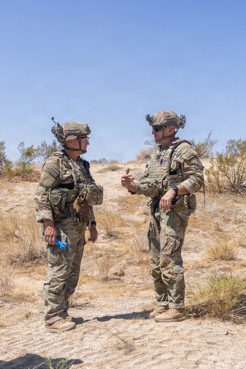 4ID Soldiers conduct training during Project Convergence Capstone 6