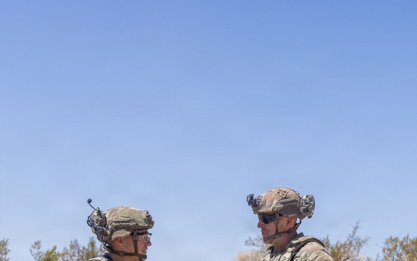 4ID Soldiers conduct training during Project Convergence Capstone 6