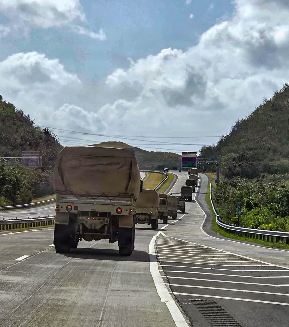 770th Transportation Company Executes Convoy Operations During Annual Training