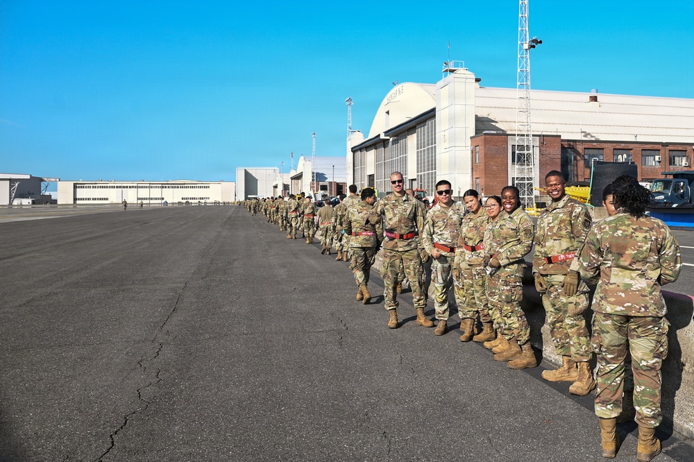 439th AW conducts FOD walk