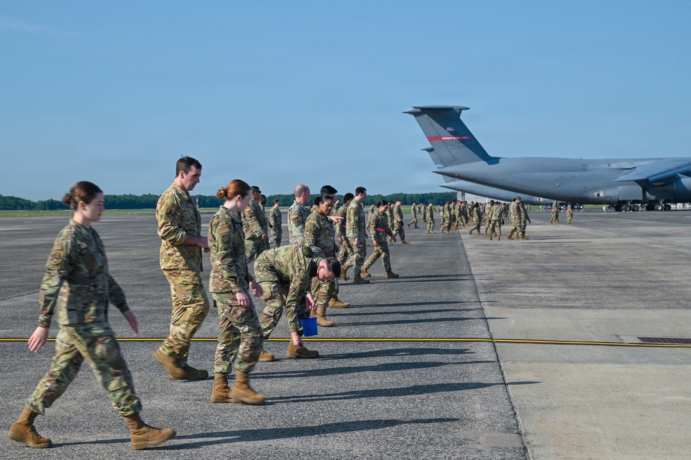 439th AW conducts FOD walk