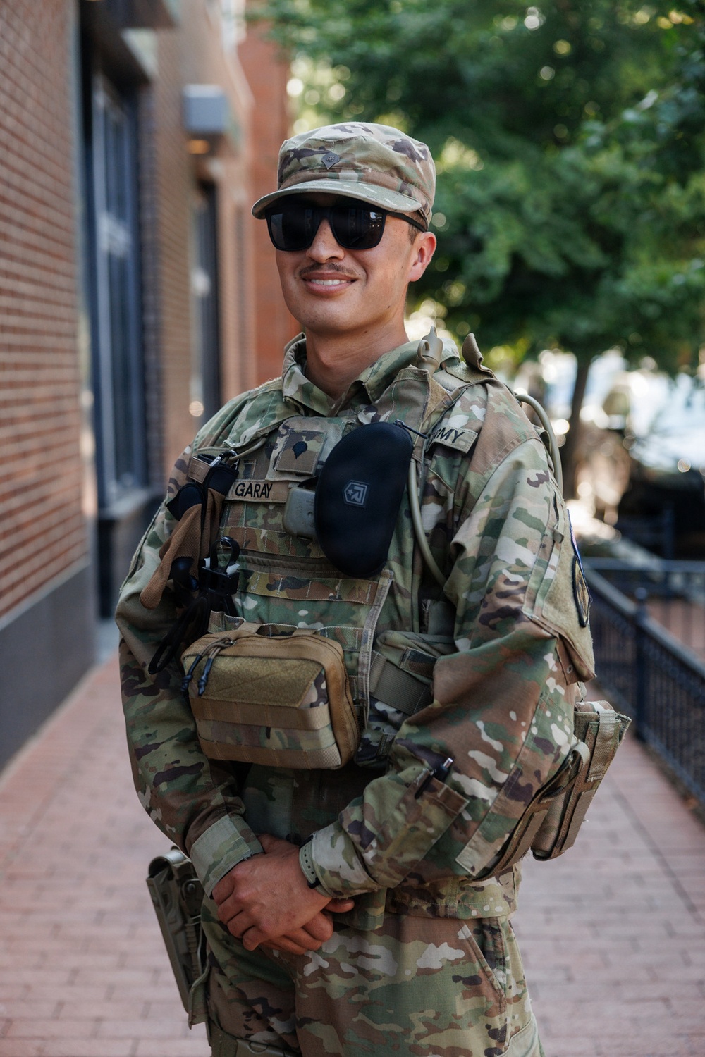 U.S. National Guardsmen Assigned to JTF-DC Presence Patrol
