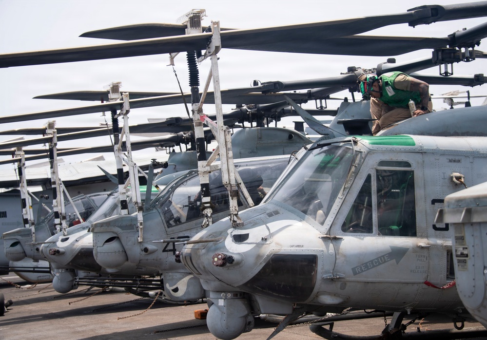 USS Boxer Conducts Flight Deck Operations