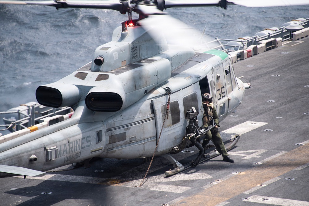 USS Boxer Conducts Flight Deck Operations