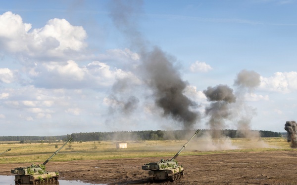 U.S. Army and NATO Soldiers participate in the in the Battle of Tanks in Poland