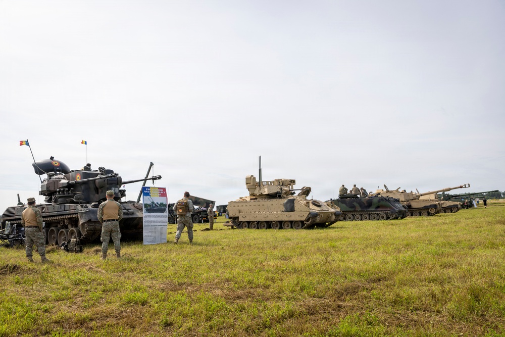 U.S. Army and NATO Soldiers participate in the in the Battle of Tanks in Poland