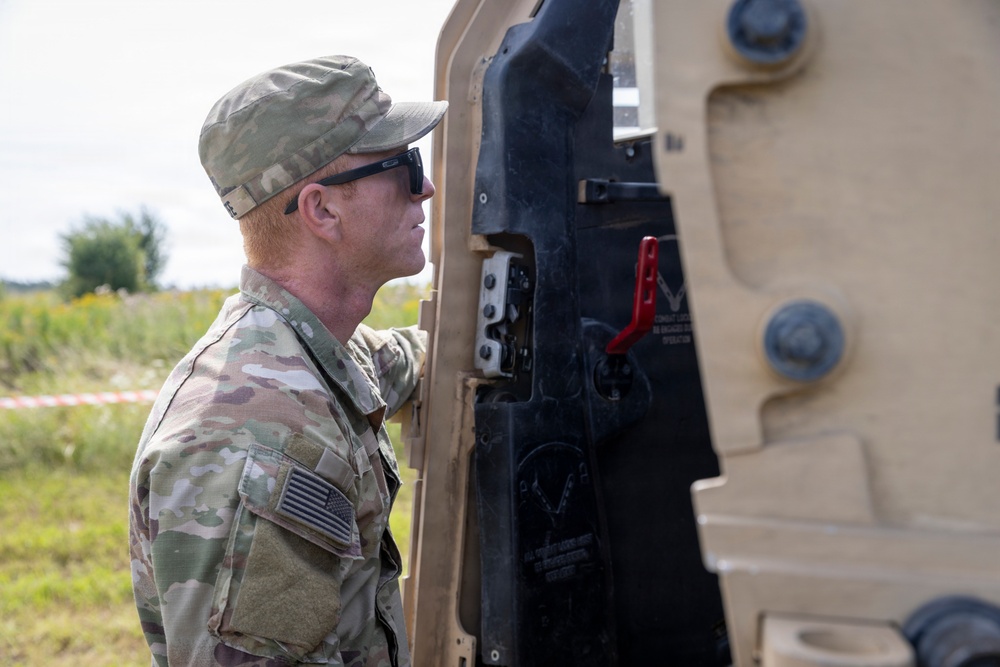 U.S. Army and NATO Soldiers participate in the in the Battle of Tanks in Poland