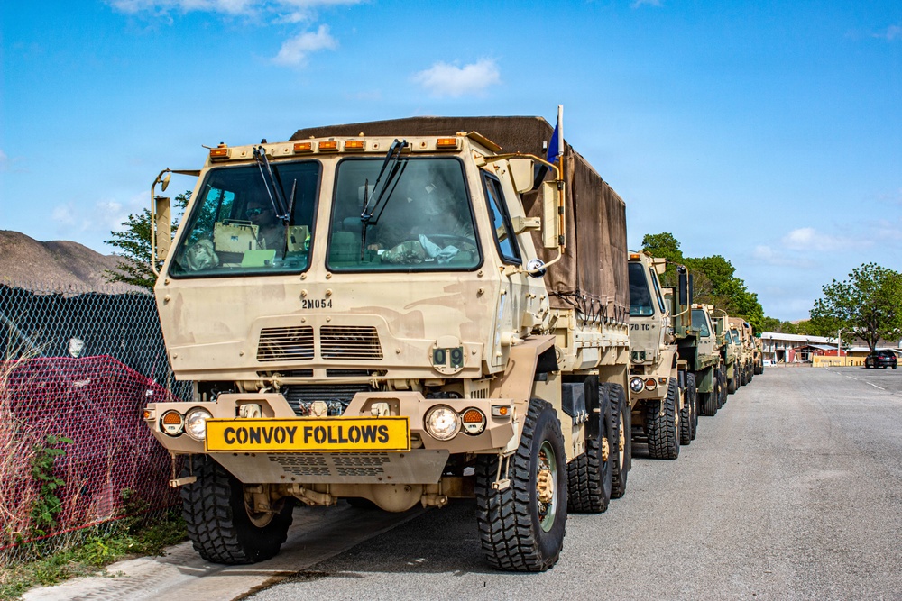 770th Transportation Company Executes Convoy Operations During Annual Training