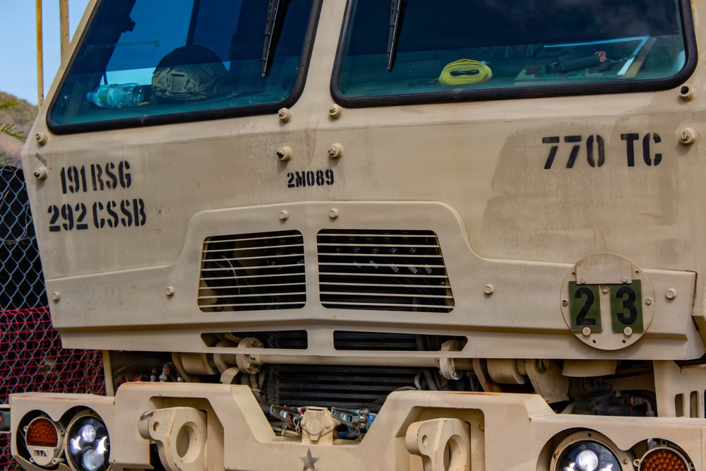 770th Transportation Company Conducts Convoy Operations During Annual Training