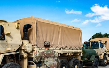 770th Transportation Company Conducts Convoy Operations During Annual Training