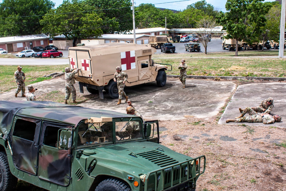 181st Medical Company Area Support Conducts Mass Casualty Training Exercise