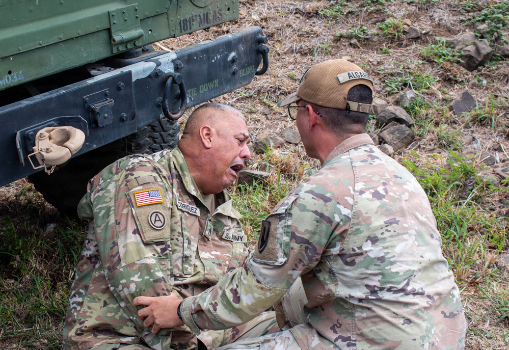 181st Medical Company Area Support Conducts Mass Casualty Training Exercise