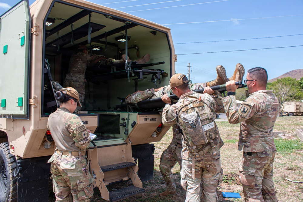 181st Medical Company Area Support Conducts Mass Casualty Training Exercise