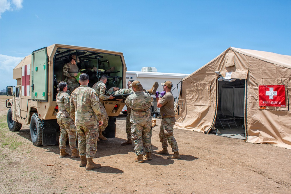 181st Medical Company Area Support Conducts Mass Casualty Training Exercise
