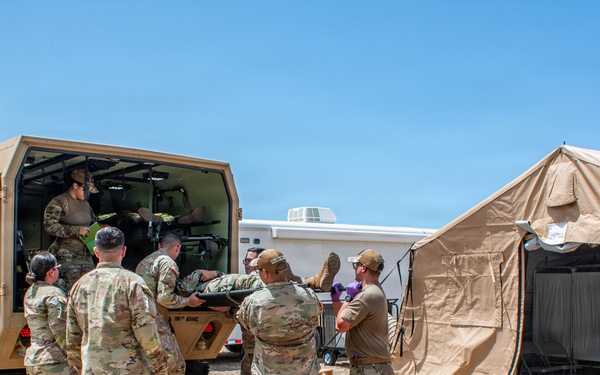 181st Medical Company Area Support Conducts Mass Casualty Training Exercise