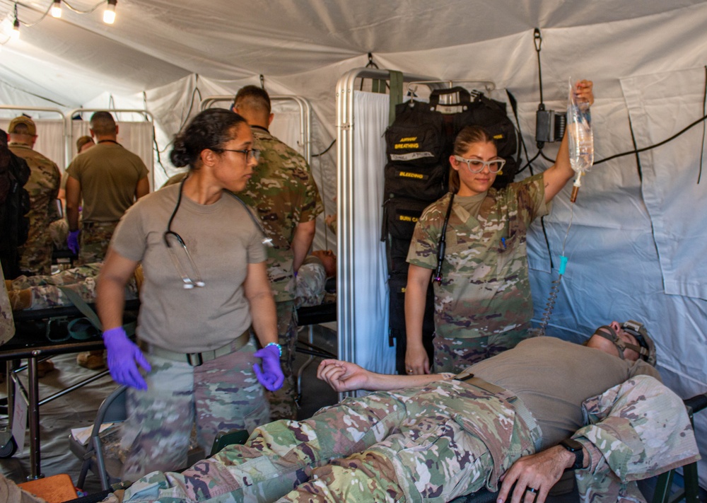 181st Medical Company Area Support Conducts Mass Casualty Training Exercise