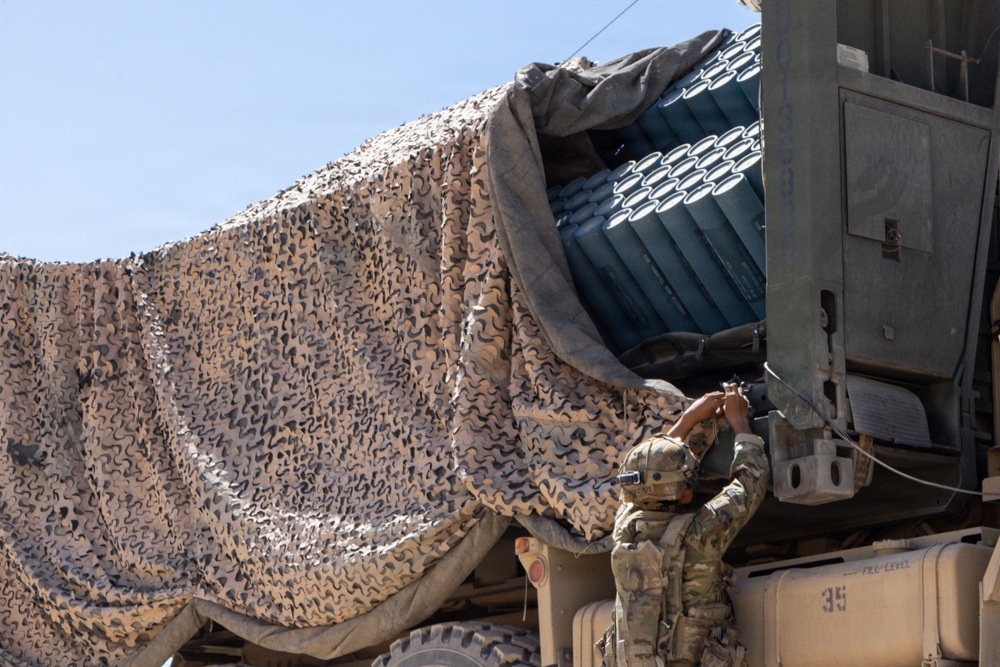 U.S. Soldier experiments with an Autonomous Volcano System during PC-C6