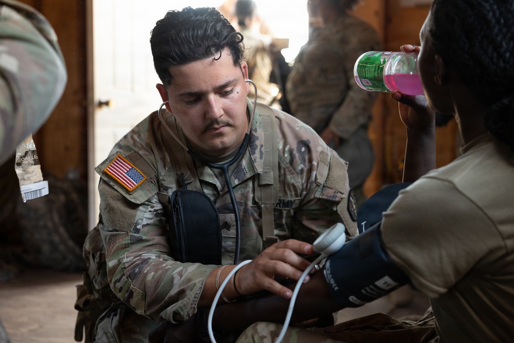 Army Reserve Medical Command Soldiers Bring Mobile Medical Care to Troops During Operation Bold Eagle