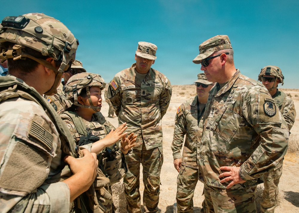 Lt. Gen. Rafferty Conduct a Visit during PCC6