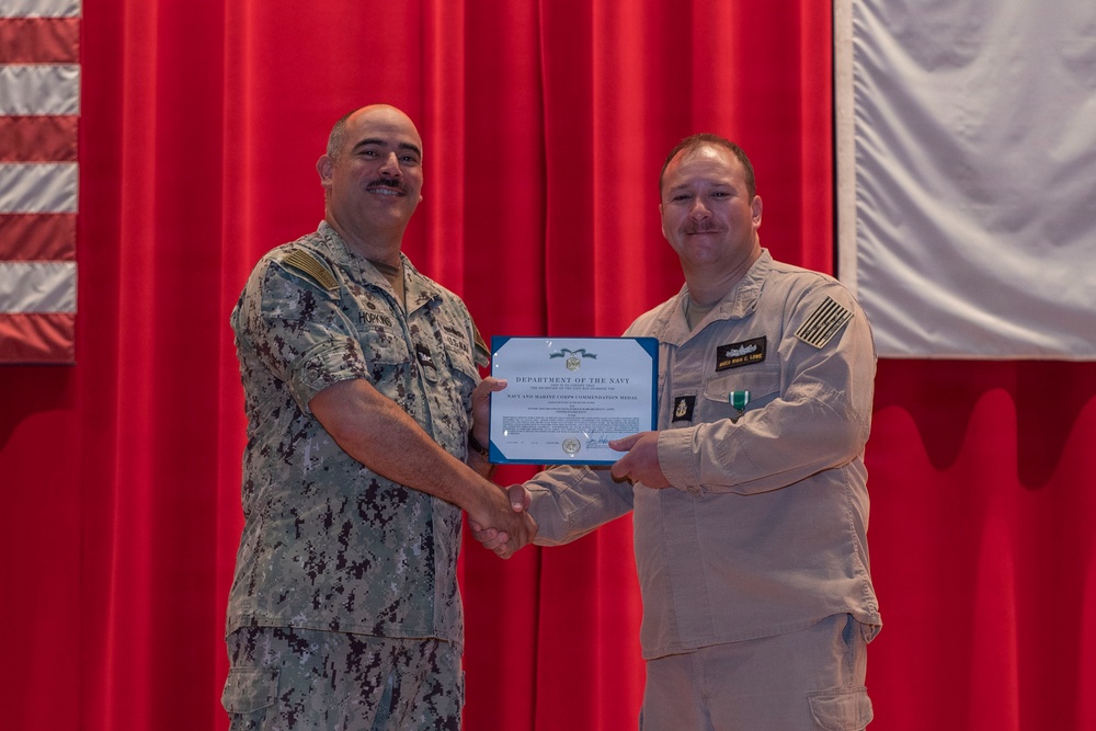 CFAY Holds All Hands and Awards at Quarters