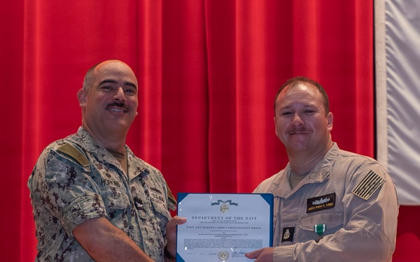 CFAY Holds All Hands and Awards at Quarters