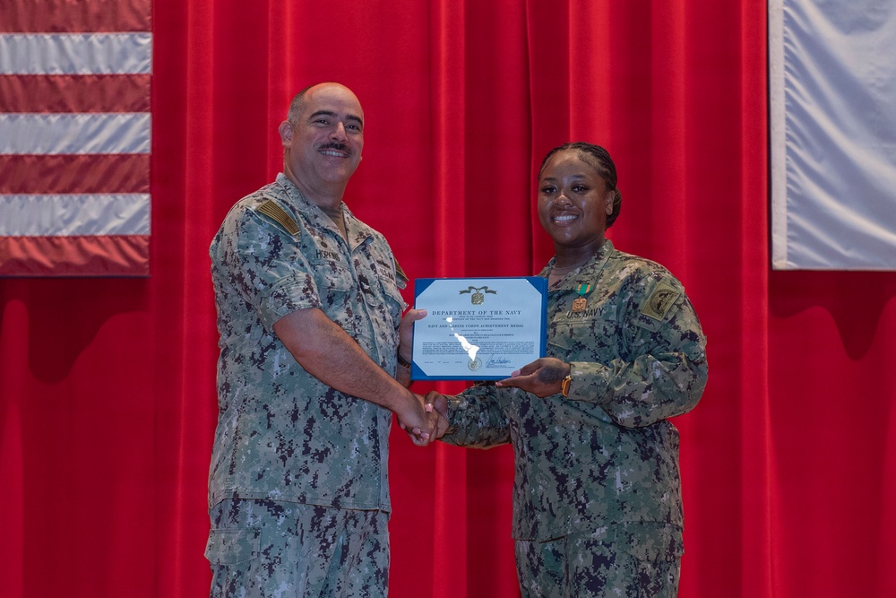 CFAY Holds All Hands and Awards at Quarters