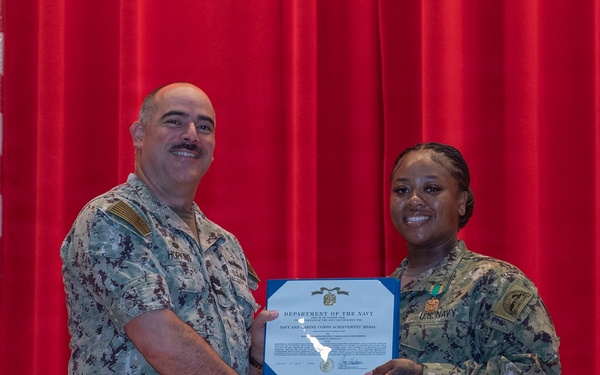 CFAY Holds All Hands and Awards at Quarters