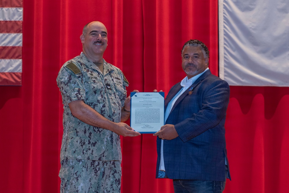CFAY Holds All Hands and Awards at Quarters