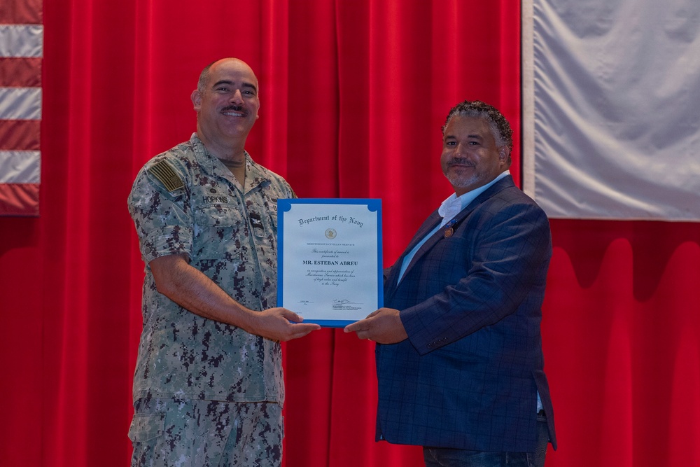 CFAY Holds All Hands and Awards at Quarters