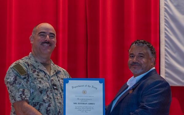 CFAY Holds All Hands and Awards at Quarters