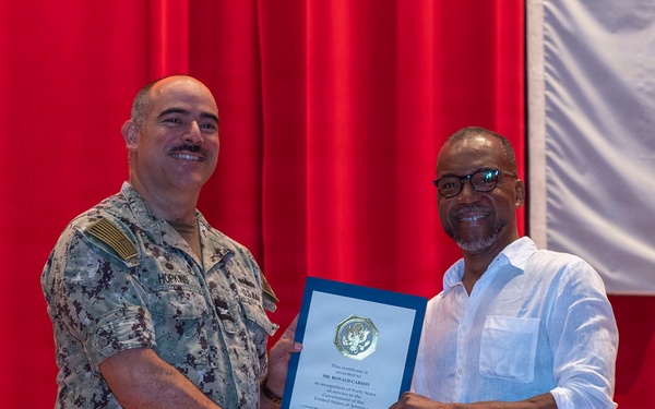 CFAY Holds All Hands and Awards at Quarters