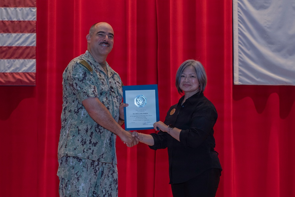CFAY Holds All Hands and Awards at Quarters