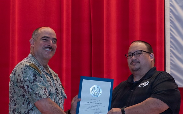 CFAY Holds All Hands and Awards at Quarters