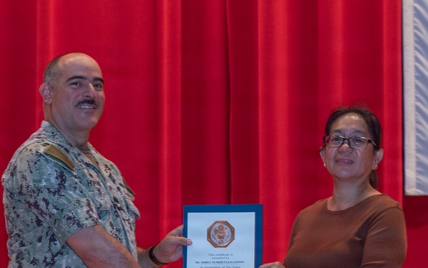 CFAY Holds All Hands and Awards at Quarters