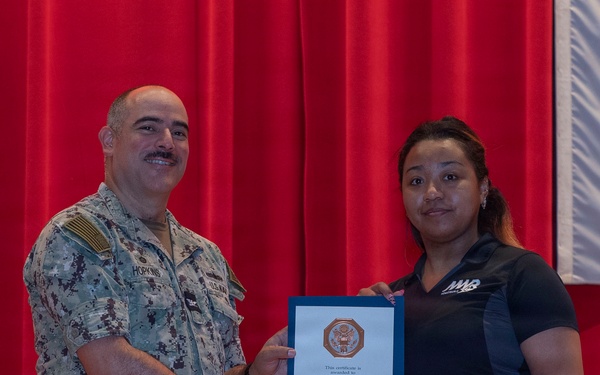 CFAY Holds All Hands and Awards at Quarters