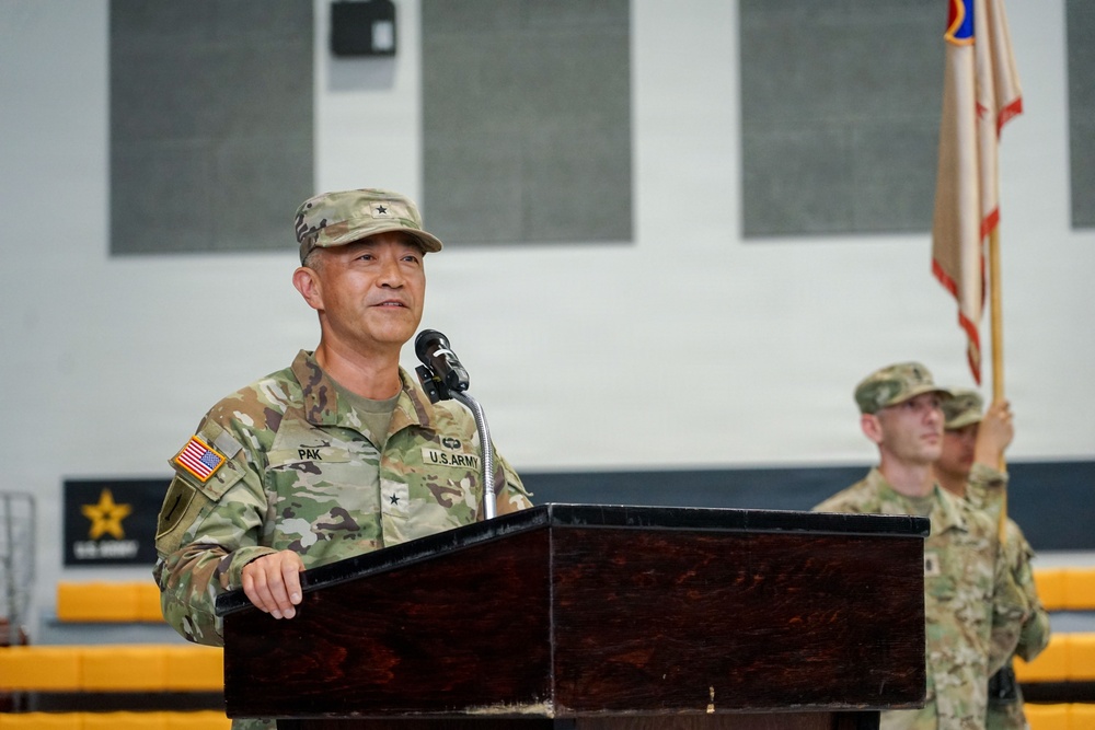 Commanding general delivers remarks