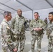 Talking with the troops