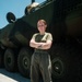 USS Rushmore ports and off-loads troops and equipment