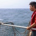 John Finn Conducts Flight Quarters